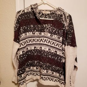 Hollister poncho sweater